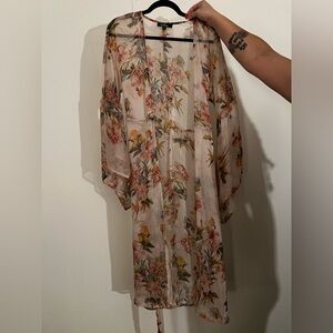 Lulu’s Floral Sheer Kimono